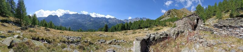 Foto de Maurizio Dell'acqua a lo largo del recorrido