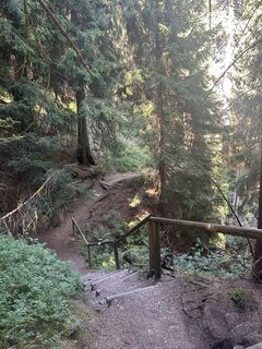 Foto von Collin entlang der Tour