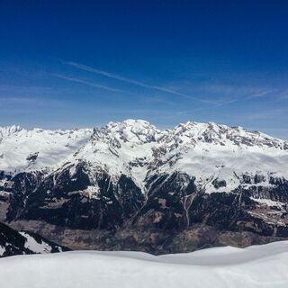 Auf dem Gipfel mit Sicht zum Tödi