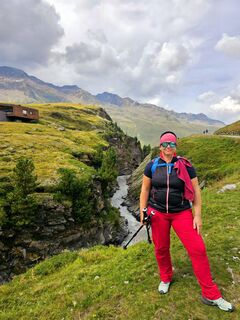 Foto de Nadja Schreiber a lo largo del recorrido