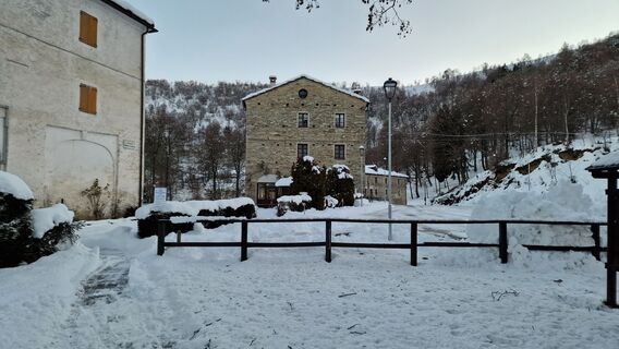 Foto van Fabrizi Mellano langs de tour