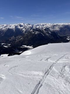 Zdjęcie z Heinz Sperl wzdłuż trasy