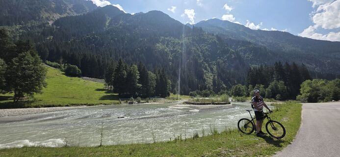 Foto von Silke Vonderlehr entlang der Tour