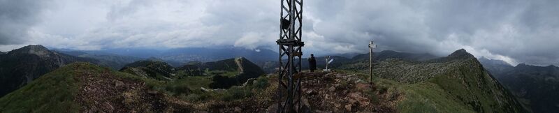 Foto von Davide Baglioni entlang der Tour