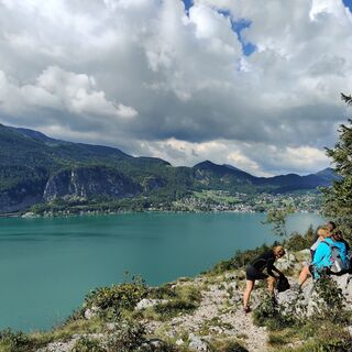 Vom Scheffelblick hat man eine wunderbare Aussicht zurück nach St. Gilgen.