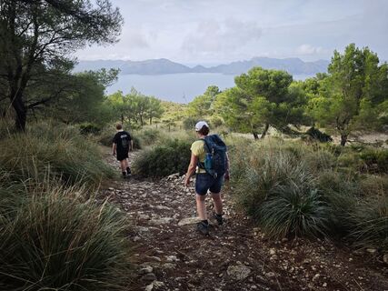Foto de Andreas Schlosser a lo largo del recorrido