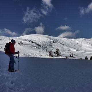 Blick zur Grünleitennock Bergstation