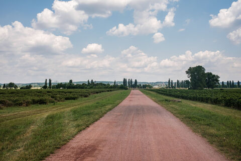 Radweg durch die Nassau bei Zaschendorf