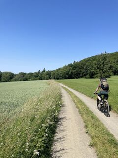 Foto von Eric Grochau entlang der Tour