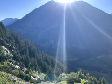 Foto de Bene Schadel a lo largo del recorrido