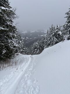 Foto von Heinz Sperl entlang der Tour