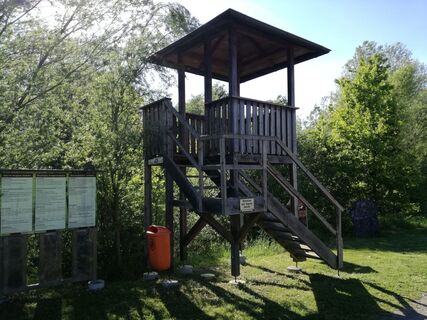 Die Tatschkerland-Tour und R32 verläuft auch entlang des Wanderweges Tier-Wald-Feld