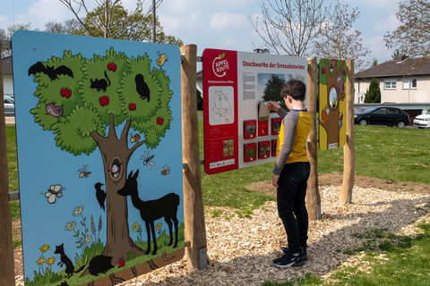 Erlebnisstation Apfelroute, Spielplatz am Wasserturm, ALfter