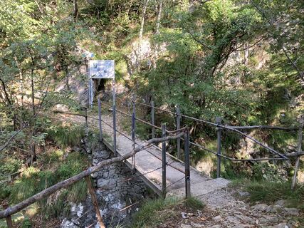 Foto de Marilena Locatelli a lo largo del recorrido