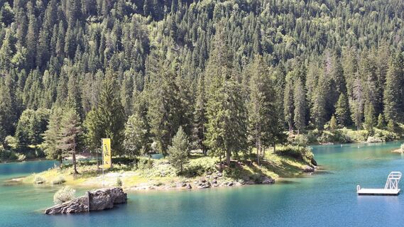 Foto von Erika Hermann entlang der Tour