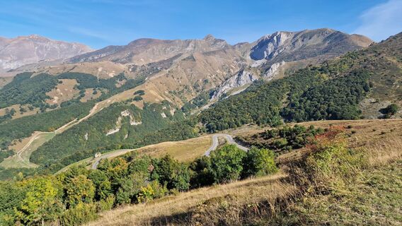 Foto de Fabrizi Mellano a lo largo del recorrido