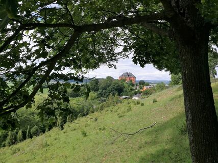 Blick auf Schloss Brandenstein