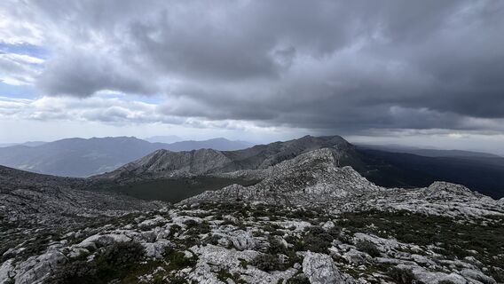 Photo de Giuseppe Deiana le long du parcours