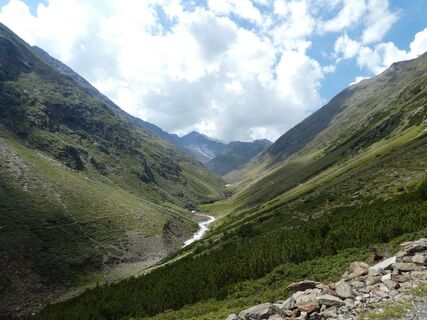 Niedertal mit Similaun im Hintergrund
