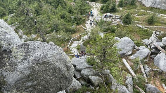 Foto von Andreas Beige entlang der Tour