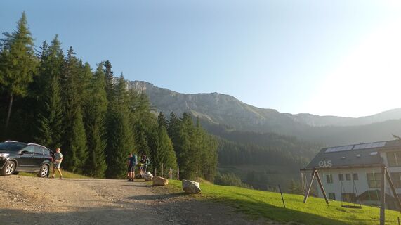 Photo de Erika Rossmann le long du parcours