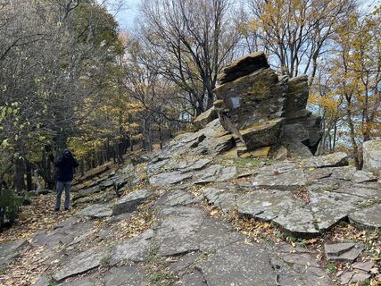 Foto von Nóra Adamkovich entlang der Tour
