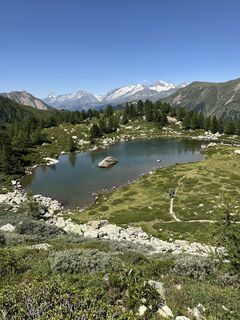 Photo de Heinrich Mocellini le long du parcours