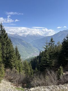 Photo de Fiorenzo Salvi le long du parcours