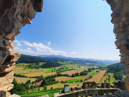 Ausblick von der Hochburg
