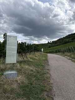 Foto von Ernst Richter entlang der Tour