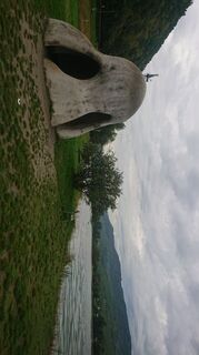 Foto von Alex Stangl entlang der Tour