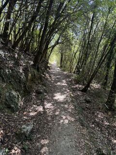 Foto de Christian Benassi a lo largo del recorrido
