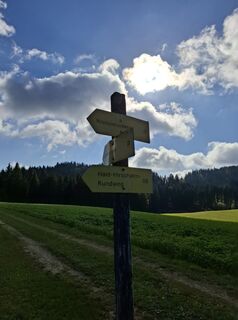 Foto von Erika Steinkellner entlang der Tour