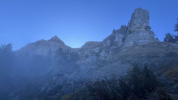 Zdjęcie z Reto Semadeni wzdłuż trasy