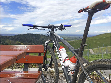 Rastplatz Käsreut mit dem MTB