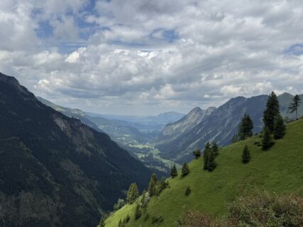 Photo de Norbert Herbig le long du parcours