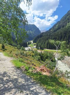 Foto von Sigrid Seiler entlang der Tour