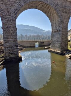 Foto de josef duermoser a lo largo del recorrido