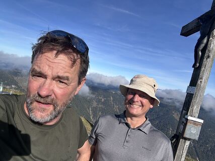 Foto von Peter Rübel entlang der Tour