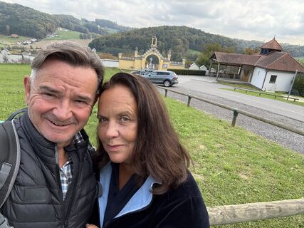 Photo de Walter Baumgartner le long du parcours