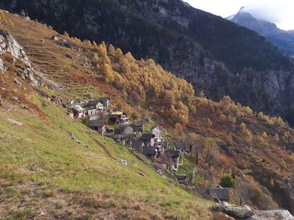 Wanderweg aus der keltischen Zeit im Malvagliatal