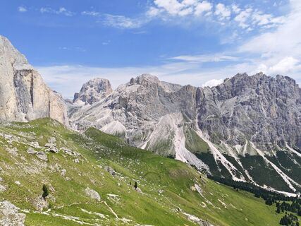 Foto de Lodovica Vecchi a lo largo del recorrido
