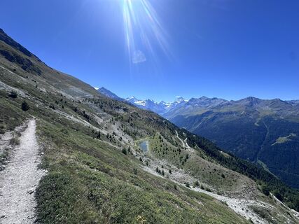 Foto von Yves Ecuyer entlang der Tour