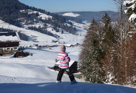 Schneeschuhtour Biberegg - Mostelberg / Oberhalb Biberegg