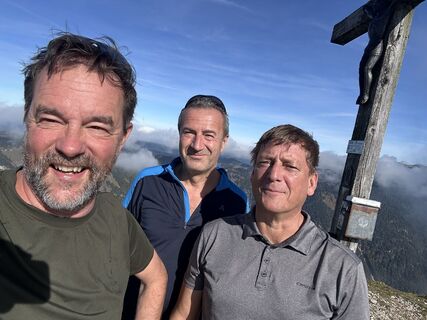 Foto von Peter Rübel entlang der Tour