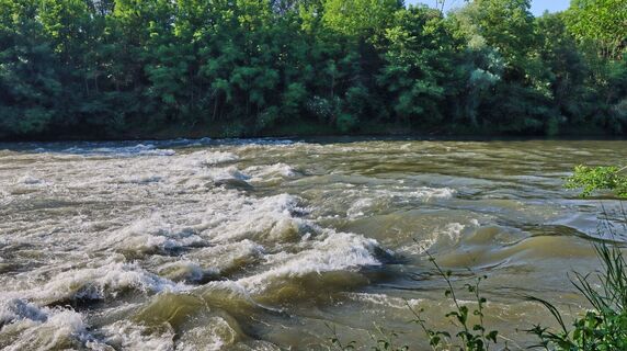Die Kraft des Wasser ist hier spürbar