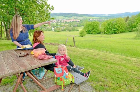 Rastplatz an der Naturfreundehütte Wilthen