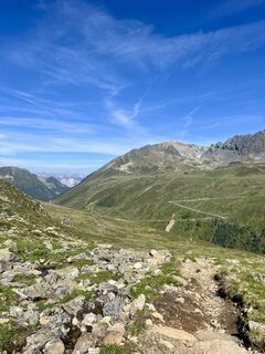 Foto von Verena Haßler entlang der Tour