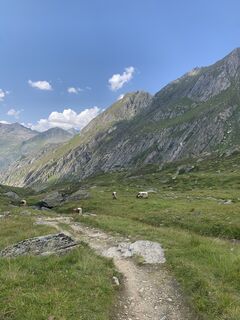 Foto von Natalie Mohr entlang der Tour