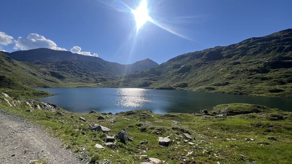 Foto von Benjamin Bachler entlang der Tour
